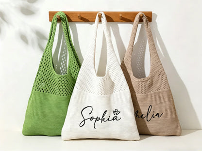 Personalisierte Strandtasche mit Stickerei – Stilvoller Begleiter für Strand, Shopping & Urlaub